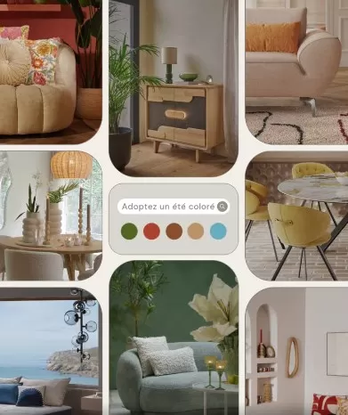 Vente de mobilier coloré vers Bourges