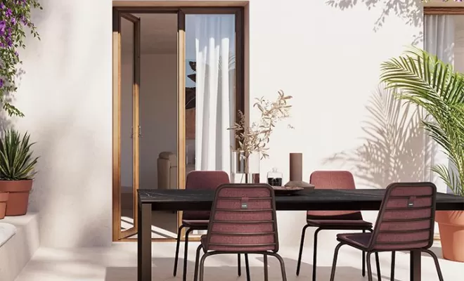 Mise en place de mobilier exterieur à Vierzon, proche de Bourges, Chateauroux et Issoudun, Vierzon, Cuisines et Meubles Patrigeon